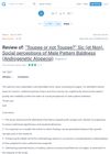 Review of: "“Toupee or not Toupee?” Sic (et Non). Social perceptions of Male Pattern Baldness (Androgenetic Alopecia)"