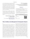 Role of caffeine in the management of androgenetic alopecia