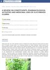 A REVIEW ON CONSTITUENTS, PHARMACOLOGICAL ACTIVITIES AND MEDICINAL USES OF GLYCYRRHIZA GLABRA