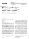 Bimatoprost versus Mometasone Furoate in the Treatment of Scalp Alopecia Areata: A Pilot Study