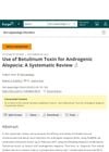 Use of Botulinum Toxin for Androgenic Alopecia: A Systematic Review