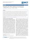 Targeting the Wnt pathways for therapies