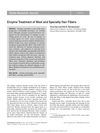 Enzyme Treatment of Wool and Specialty Hair Fibers