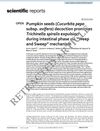 Retracted Article: Pumpkin Seeds (Cucurbita Pepo Subsp. Ovifera) Decoction Promotes Trichinella Spiralis Expulsion During Intestinal Phase Via 'Weep and Sweep' Mechanism