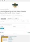 Letters to the Editors: Re: Whey Protein Shakes and Increased Hair Growth: Science or Scam?