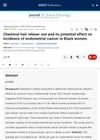 Chemical Hair Relaxer Use and Its Potential Effect on Incidence of Endometrial Cancer in Black Women