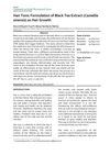 Hair Tonic Formulation of Black Tea Extract (Camellia Sinensis) for Hair Growth