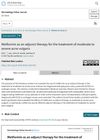Metformin as an Adjunct Therapy for the Treatment of Moderate to Severe Acne Vulgaris