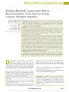Warfare-Related Craniectomy Defect Reconstruction: Early Success Using Custom Alloplastic Implants