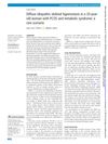 Diffuse Idiopathic Skeletal Hyperostosis in a 33-Year-Old Woman with PCOS and Metabolic Syndrome: A Rare Scenario
