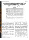 Decreased Alcohol Consumption Among Former Male Users of Finasteride with Persistent Sexual Side Effects: A Preliminary Report
