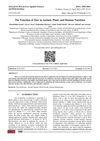 The Function of Zinc in Animal, Plant, and Human Nutrition