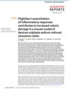Flightless I Exacerbation of Inflammatory Responses Contributes to Increased Colonic Damage in a Mouse Model of Dextran Sulfate Sodium-Induced Ulcerative Colitis