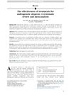 The Effectiveness of Treatments for Androgenetic Alopecia: A Systematic Review and Meta-Analysis