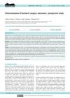 Determination Of Bariatric Surgery Outcomes: Prospective Study