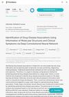 Identification of Drug-Disease Associations Using Information of Molecular Structures and Clinical Symptoms via Deep Convolutional Neural Network