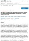 As a Carrier–Transporter for Hair Follicle Reconstitution, Platelet-Rich Plasma Promotes Proliferation and Induction of Mouse Dermal Papilla Cells