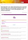 Hair Disorder in Dr. Cipto Mangunkusumo Cosmetic Dermatology and Venereology Outpatient Clinic of Jakarta, Indonesia: A Socio-Demographic and Clinical Evaluation