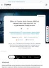 Effect of Platelet-Rich Plasma on Dermal Skin Flap Survival: An Experimental Study in Rats