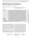 Platelet-Rich Plasma for the Treatment of Androgenic Alopecia: A Systematic Review