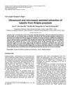 Ultrasound and Microwave Assisted Extraction of Luteolin from Eclipta Prostrata