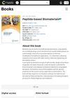 Peptide-Based Biomaterials