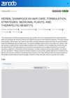 Herbal Shampoos In Hair Care: Formulation Strategies, Medicinal Plants, And Therapeutic Benefits