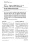 Review of Pharmacological Effects of Myrtus Communis L. and Its Active Constituents