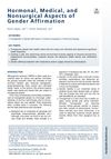 Hormonal, Medical, and Nonsurgical Aspects of Gender Affirmation