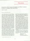 Correction of the Cornrow Transplant and Other Common Problems in Surgical Hair Restoration