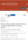 Efficacy, Safety, and Patient-Reported Outcomes of Scalp Micropigmentation in Scarring Alopecia