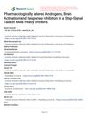 Pharmacologically Altered Androgens, Brain Activation, and Response Inhibition in a Stop-Signal Task in Male Heavy Drinkers