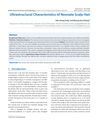 Ultrastructural Characteristics of Neonate Scalp Hair