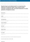 Randomized Controlled Study Comparing the Efficacy of Tretinoin 0.05% Cream Alone Versus Tretinoin Combined with Microdermabrasion in Adult Patients with Alopecia Areata