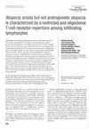 Alopecia Areata But Not Androgenetic Alopecia Is Characterized By A Restricted And Oligoclonal T-Cell Receptor-Repertoire Among Infiltrating Lymphocytes