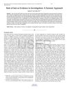 Role of Hair as Evidence in Investigation: A Forensic Approach