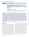 Metabolomic Biomarkers in Women with Polycystic Ovary Syndrome: A Pilot Study