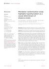 Mendelian Randomization Study Highlights Hypothyroidism as a Causal Determinant of Alopecia Areata