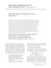 Minoxidil Therapy in Children with Severe Hypertension