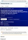 Dental Pulp Stem Cell Exosomes Promote Angiogenesis via the PI3K/Akt Signaling Pathway to Treat Androgenetic Alopecia