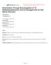 Biomimetics Through Bioconjugation of 16-Methylheptadecanoic Acid to Damaged Hair for Hair Barrier Recovery