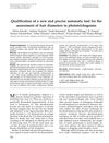 Qualification of a New and Precise Automatic Tool for the Assessment of Hair Diameters in Phototrichograms