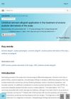 Umbilical Remnant Allograft Application in the Treatment of Erosive Pustular Dermatosis of the Scalp