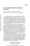 Volume Changes During Water Binding to Hair Fibers