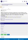 Effects of Platelet-Rich Plasma on Hair Follicle Count and Hair Ratios in Androgenic Alopecia: Alone or Combined with Other Treatments