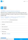 Platelet Factor 4 Inhibits Human Hair Follicle Growth and Promotes Androgen Receptor Expression in Human Dermal Papilla Cells