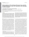 Polymorphisms of the Androgen Receptor Gene and the Estrogen Receptor Beta Gene Are Associated with Androgen Levels in Women