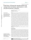 Preparation of Finasteride Capsules-Loaded Drug Nanoparticles: Formulation, Optimization, In Vitro, and Pharmacokinetic Evaluation
