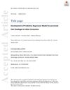 Development of Predictive Regression Model for Perceived Hair Breakage in Indian Consumers