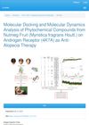 Molecular Docking and Dynamics Analysis of Phytochemicals from Nutmeg Fruit on Androgen Receptor as Anti-Alopecia Therapy